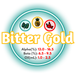 Canadian Grown Bitter Gold hops product label with icons and text on a white background.